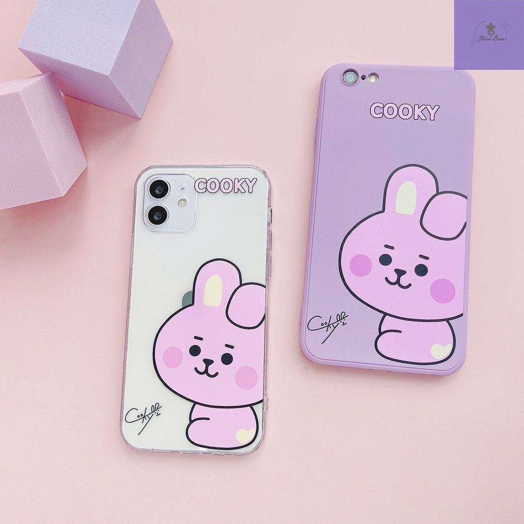 SAMSUNG Ốp điện thoại dẻo in hình nhóm nhạc BTS Bangtan Boys BT Baby 21 TATA KOYA RJ MANG CHIMMY SHOOKY COOKY cho OPPO VIVO