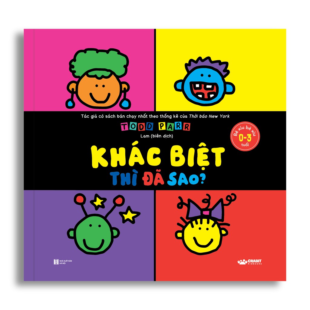 Sách - Bộ 5 cuốn Bé xíu bé xiu - Todd Parr - Bồi đắp những kỹ năng xã hội đầu đời - Crabit Kidbooks