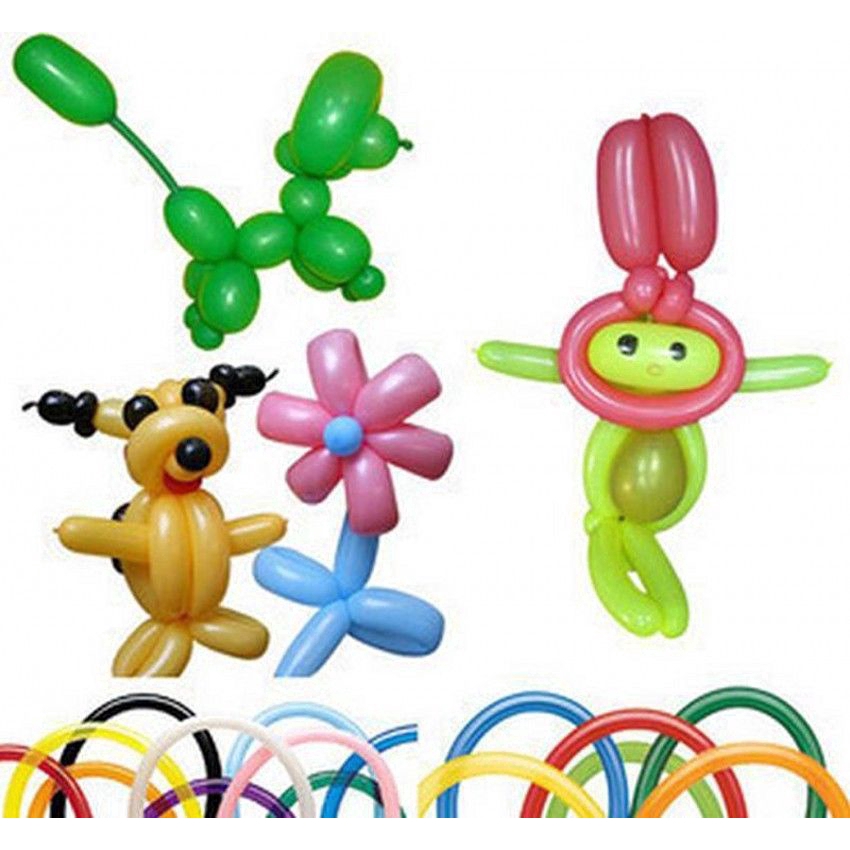 Set NHIỀU bong bóng dài  kèm ống bơm hơi tiện dụng cho bé