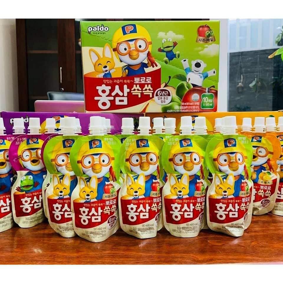 Hồng Sâm Hàn Quốc Cho Bé Pororo Thơm Ngon Tăng Cường Hệ Miễn Dịch Bổ Sung Vitamin