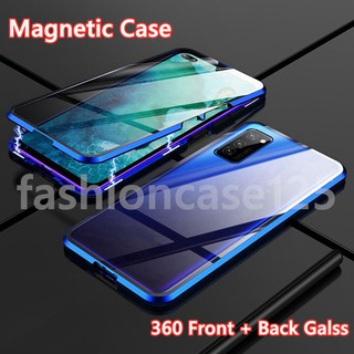 Ốp điện thoại nam châm kèm kính cường lực 9h bảo vệ 360 độ cho xiaomi mi 10t pro