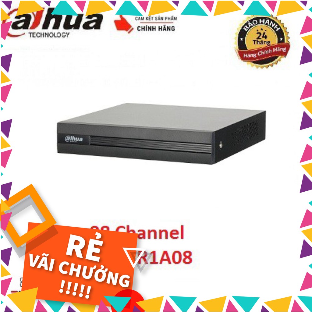 ĐẦU GHI HÌNH DAHUA 8 CỔNG DH-XVR1A08 - Hàng chính hãng 100% - C