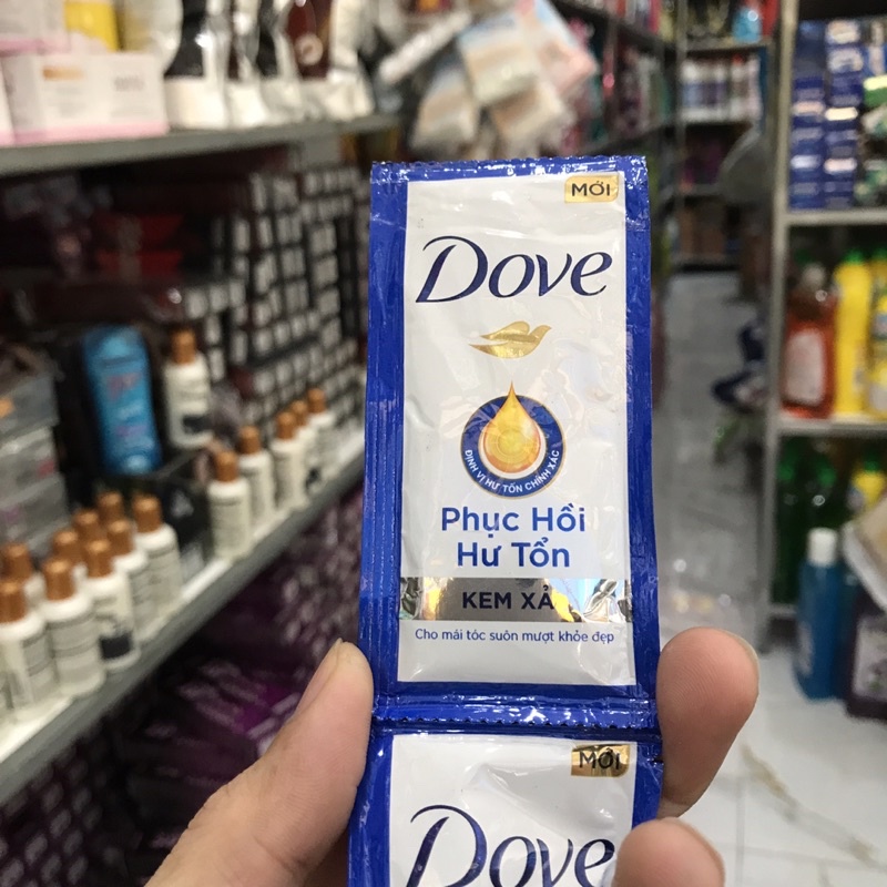 Kem xả Dove phục hồi hư tổn 6g x 10 gói