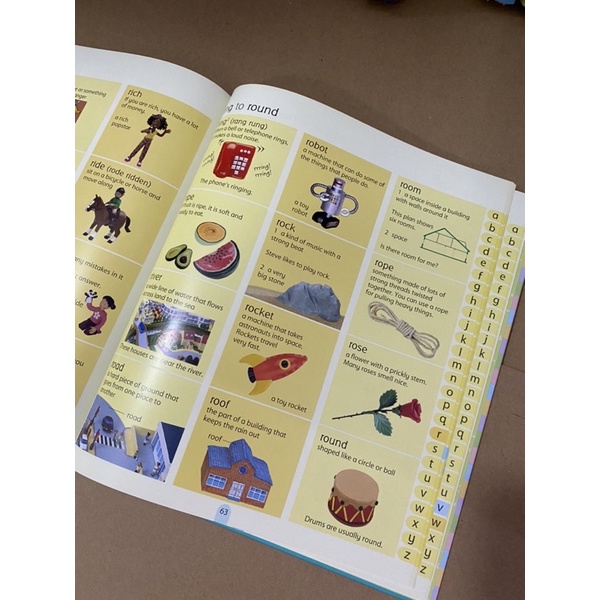 Sách - The Usborne English Picture Dictionary - học từ vựng tiếng anh qua hình ảnh cho trẻ em