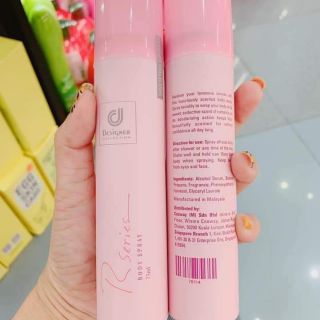 xịt thơm body rseries thái lan