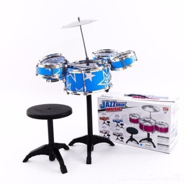 BỘ TRỐNG JAZZ DRUM 5TRỐNG GỒM GHẾ CỰC XINH