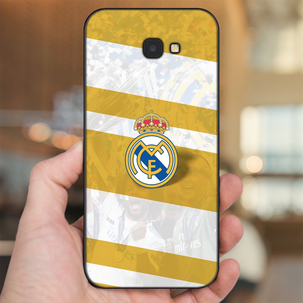 Ốp lưng Samsung J4 Plus viền đen in hình Real Madrid