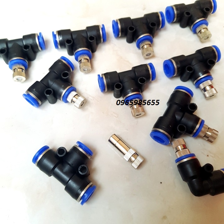 Béc phun sương inox số 2-3-5-6-7-8 tưới lan/rau/ hoa