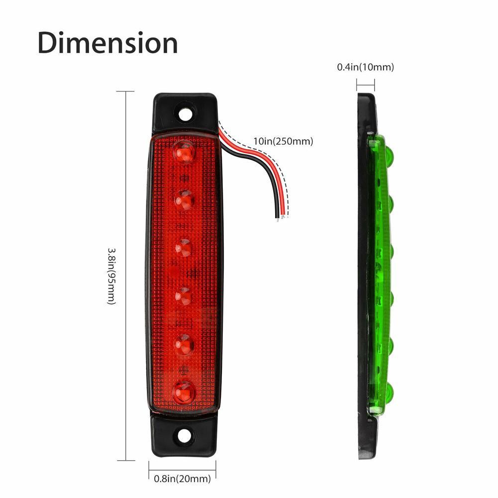 Đèn Led L4L2 12v 24v Gắn Sườn Xe Tải Chất Lượng Cao