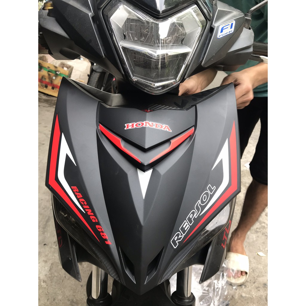 Mặt Nạ Rời Kiểu V1 Cho Honda Winner