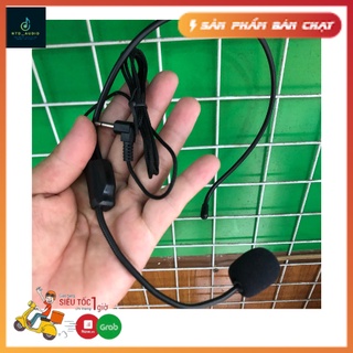 Mic trợ giảng có dây quàng tai và mic kẹp áo, loại chất lượng - Chuyên Nghiệp, âm thanh cực kì tốt
