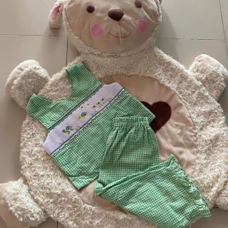 Đầm sét smock xink