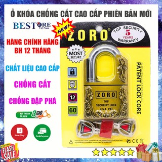Ổ khoá chống cắt hoạ tiết hoa văn – Thép nguyên khối chịu lực, tiện dụng khoá cửa nhà, khóa tủ, két sắt, xe máy