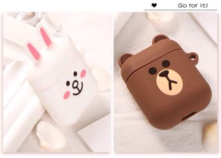 Bao da silicon hình thú Airpod 1/2