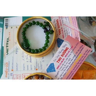 Lắc hồ ly thạch anh xanh