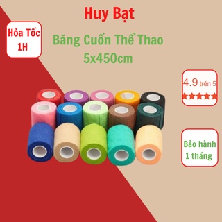 Băng Keo Thể Thao Tự Dính Bằng Vải Hỗ Trợ Giảm Chấn Thương Khi Chơi Thể Thao Bảo Vệ Khớp Co Giãn Linh Hoạt Không DínhVải