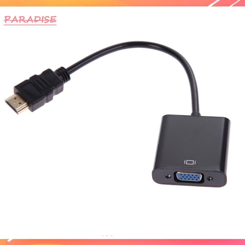 Paradise1 1080P Micro HDMI-compatible / Mini HDMI-compatible / HDMI-compatible to VGA Converter Adapter with Audio