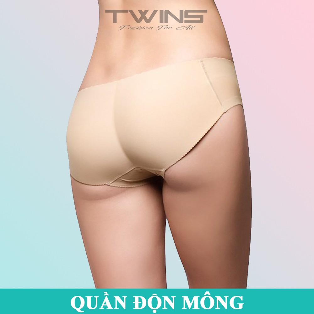 Quần lót nâng độn mông nữ tự nhiên su không đường may cao cấp định hình thông hơi cạp thấp size 45-60kg