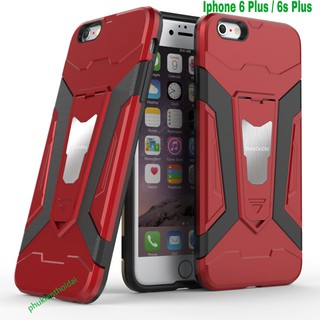 Ốp lưng Iphone 6 Plus / Iphone 6s Plus chống sốc Iron Man Pro cao cấp chống va đập mạnh