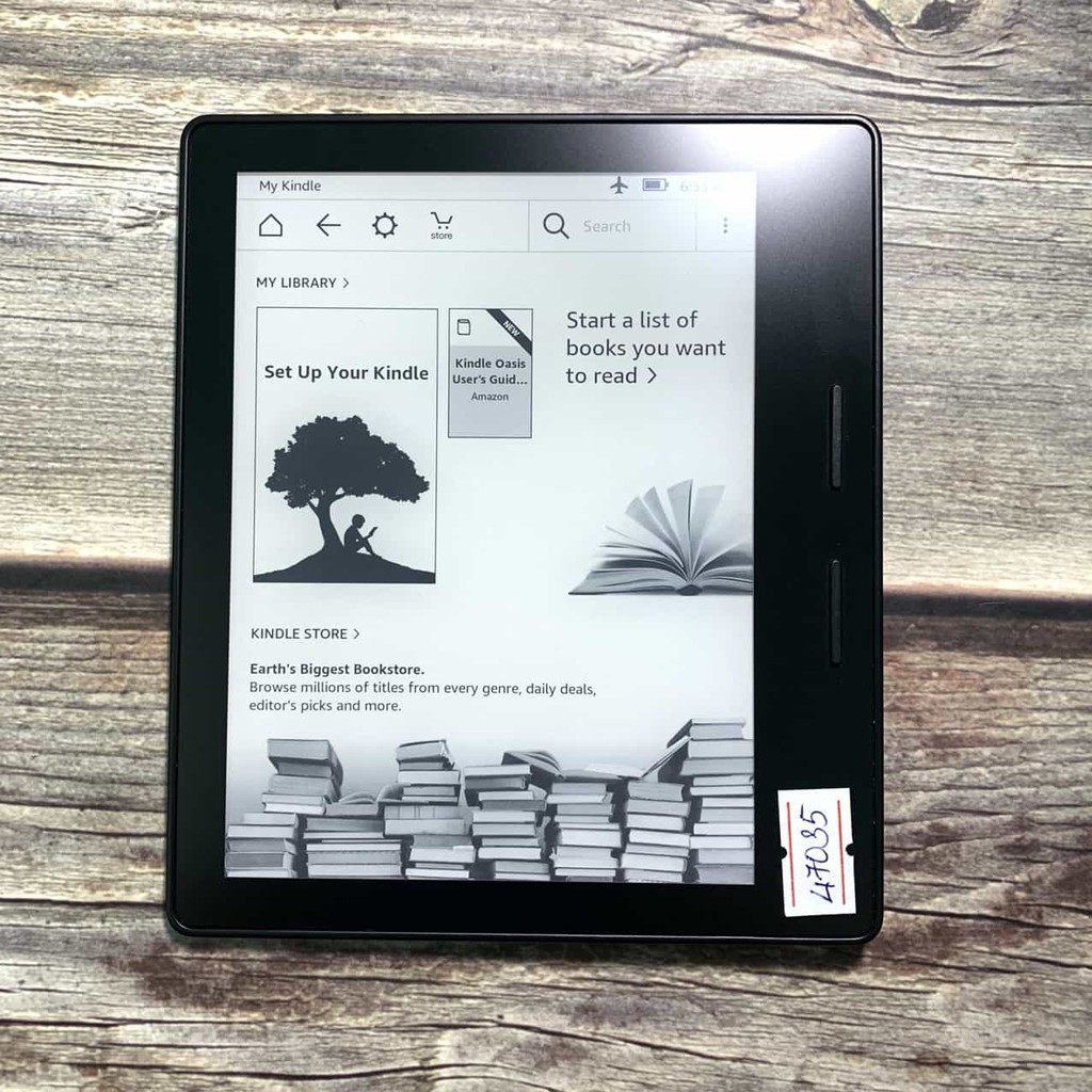 Máy Đọc Sách Kindle Oasis Máy Đẹp Có Chứng Từ Nguồn Gốc Xuất Xứ Nhật, Mỹ.