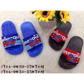Dép lê hoạ tiết người nhện siêu đẹp cho bé, size 25-35, hàng có sẵn