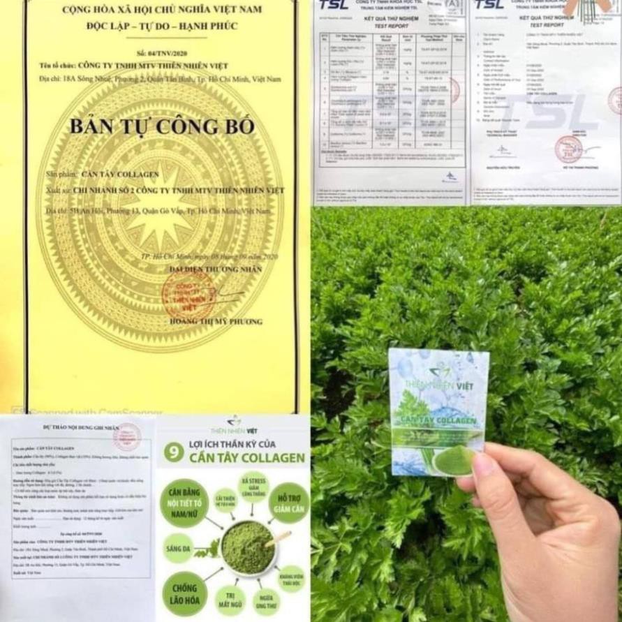 Cần Tây Collagen Thiên Nhiên Việt 30 gói ( tem điện tử chính hãng ) | BigBuy360 - bigbuy360.vn