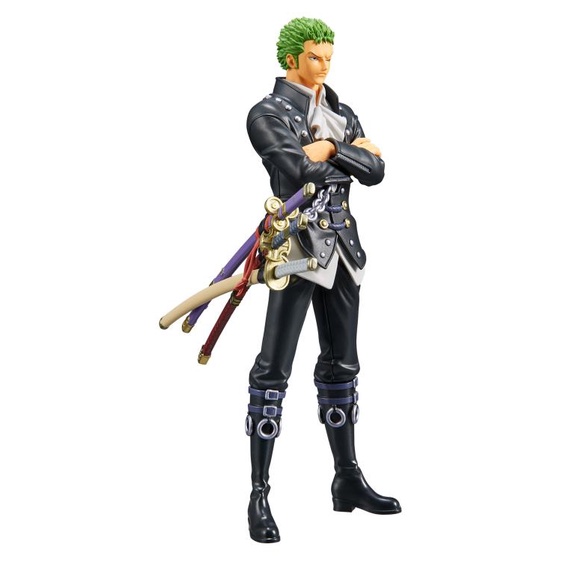 Mô hình One Piece chính hãng - Roronoa Zoro -  DXF The Grandline Men Vol.3 - Red Movie