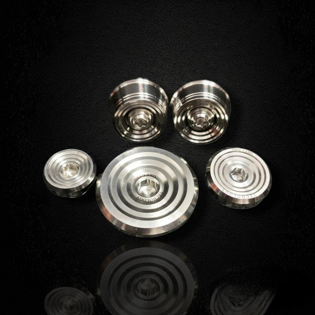 Ốc mâm lửa mẫu thái inox 304 dùng cho Hon và Ya