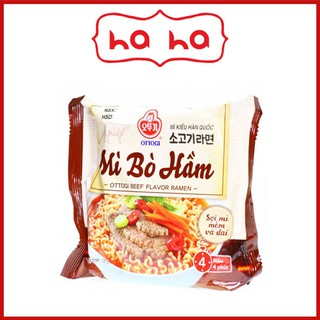 Thùng 20 gói mì bò hầm Ottogi 120g