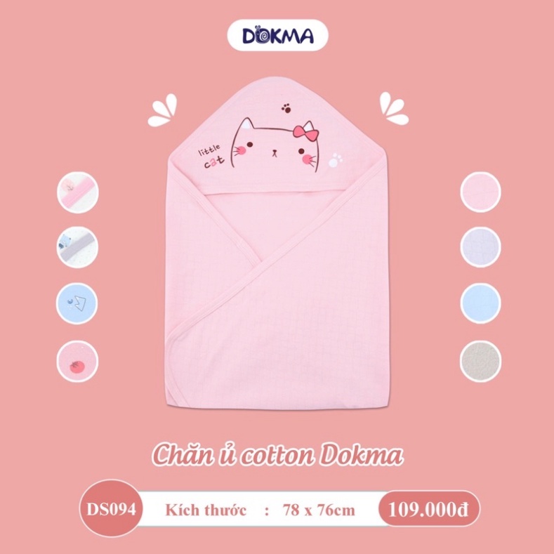 Chăn ủ cotton mềm mại Dokma DS094