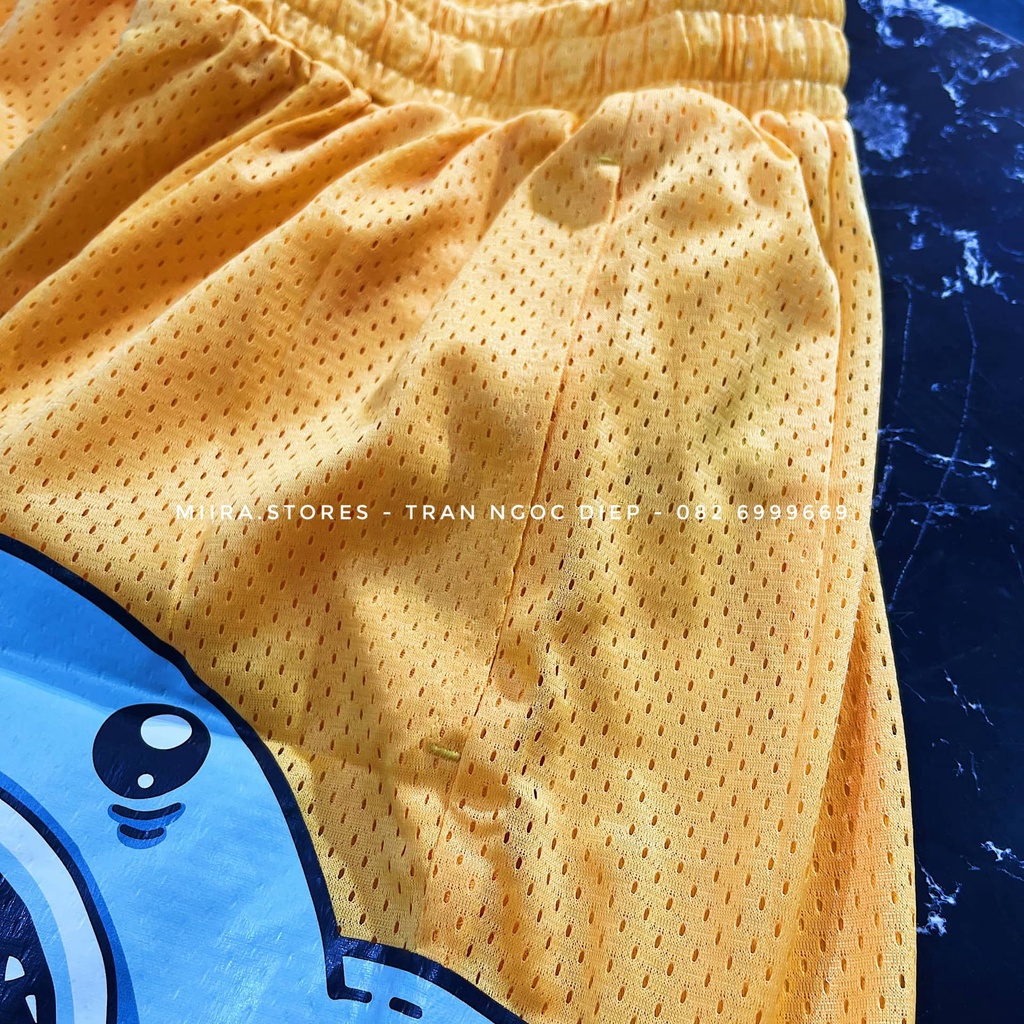 FIGMENT MESH SHORTS - Quần short mesh in hình shark - quần đùi lưới in hình cá mập DREW HOUSE BEST QUALITY