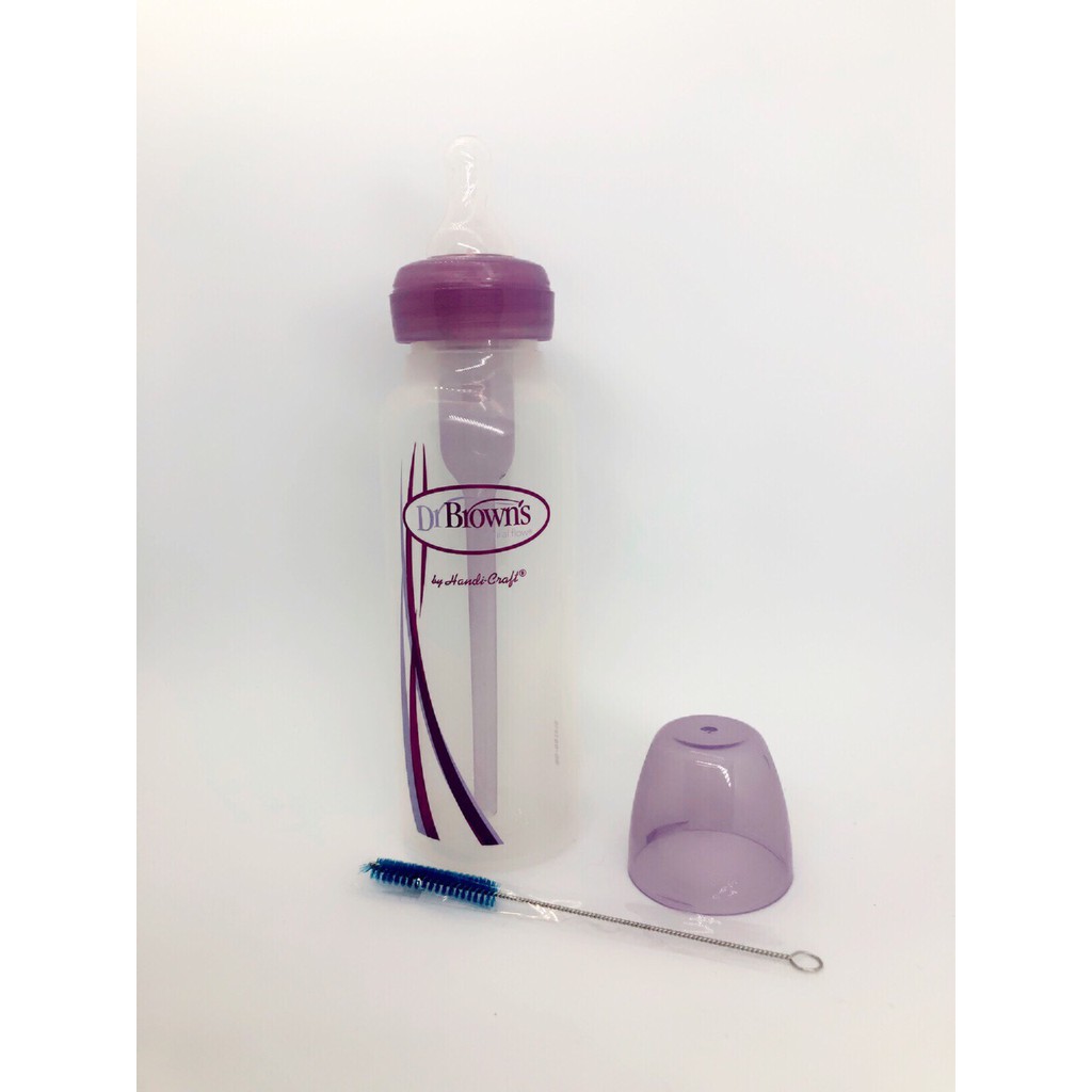 Bình sữa Dr.Brown's cổ hẹp 250ml nhựa pp options tách set
