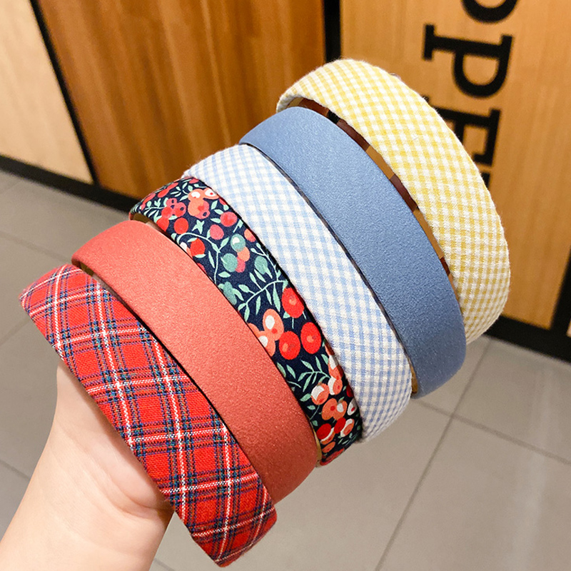 Băng đô rửa mặt in hình đơn giản thời trang Hàn Quốc sành điệu cho nữ