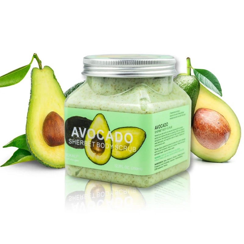 Tẩy Tế Bào Chết Body Hương Bơ Sáng Mịn Da Dưỡng Ẩm Thái Lan Beauty Buffet Scentio Avocado 350ml