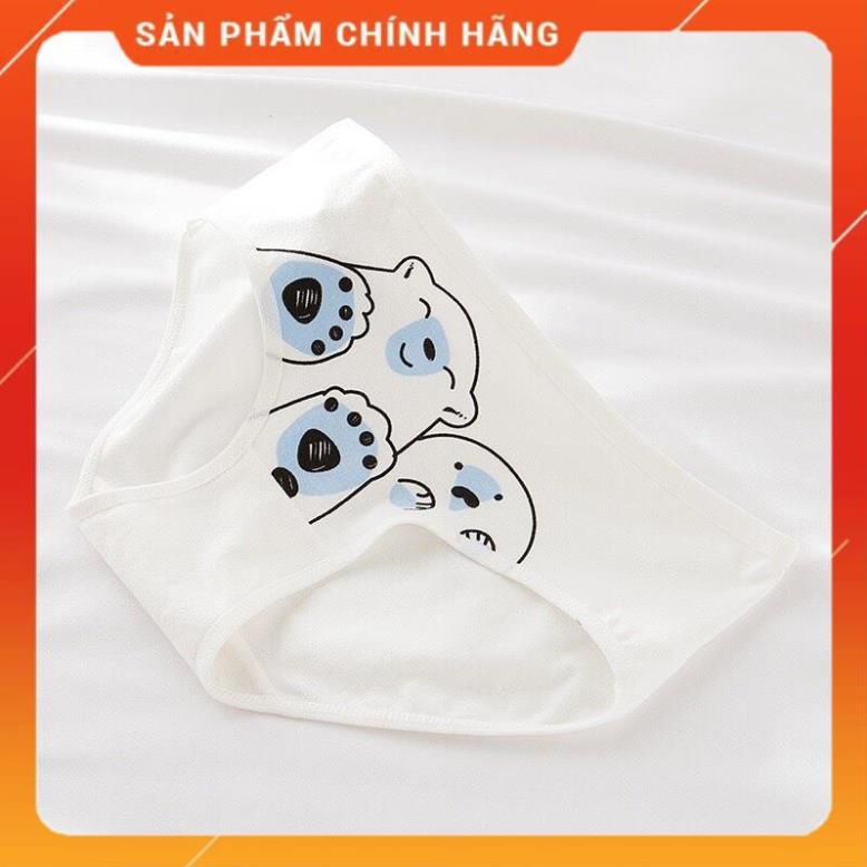 Quần Lót Nữ Dễ Thương Quần Lót Nữ Gấu Xanh Kháng Khuẩn 227
