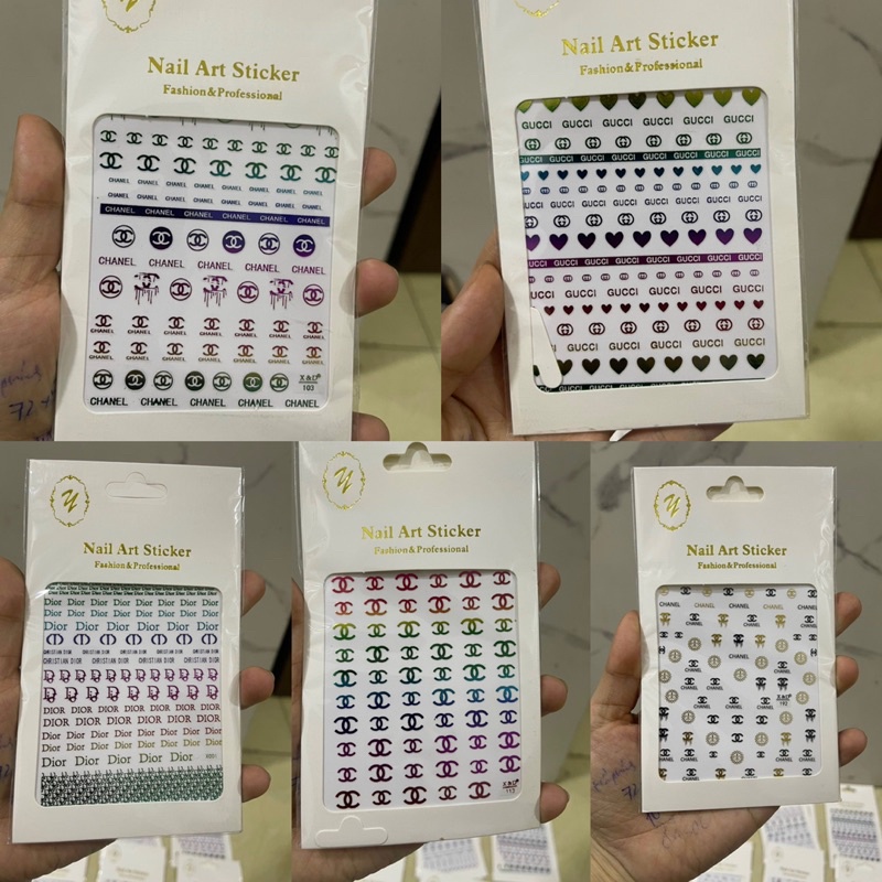 Sticker trang trí móng mua 10 tặng 1 - LanChiNail