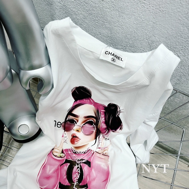 Áo Thun Nữ Hình Cô gái hothit
