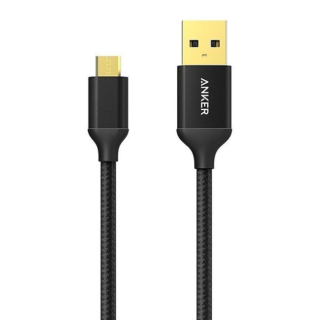 Cáp Micro USB Anker bọc nylon 0.9m Sạc Nhanh