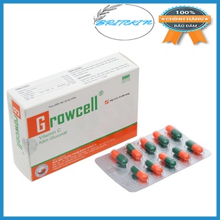 Growcell Cung Cấp Vitamin Và Kẽm Gluconat (Hộp 30 viên)