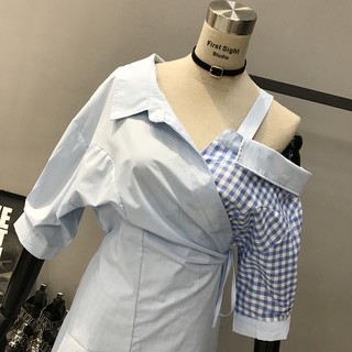 Váy Sơ Mi Trễ Vai