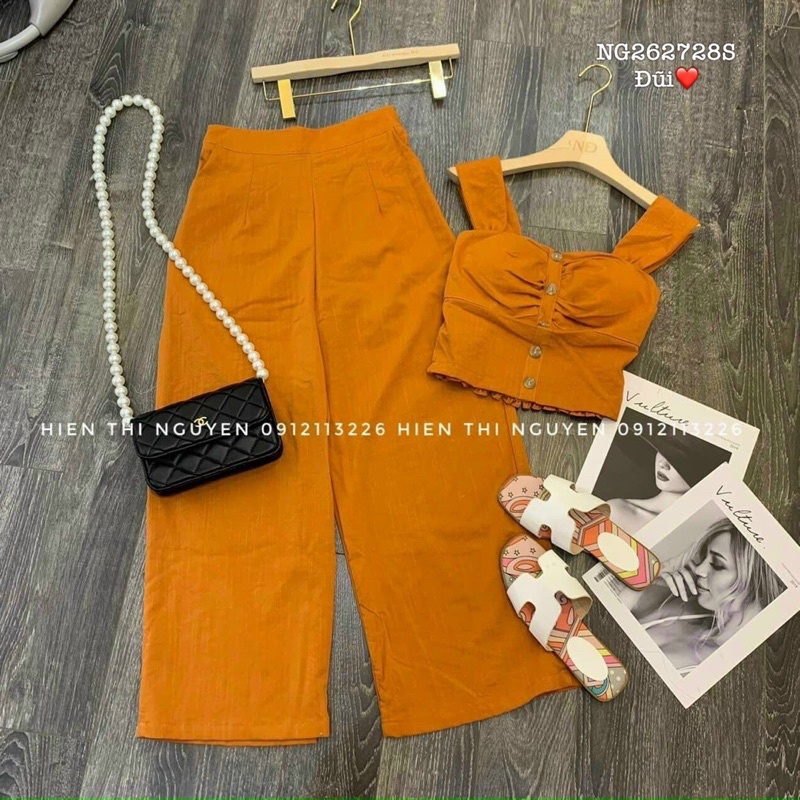 Set đồ nữ Vải đũi