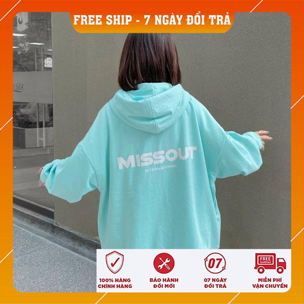 Áo Khoác Nỉ Bông Dây Kéo MISSOUT COLOR Form Rộng Unisex (Dây áo cùng màu) | BigBuy360 - bigbuy360.vn