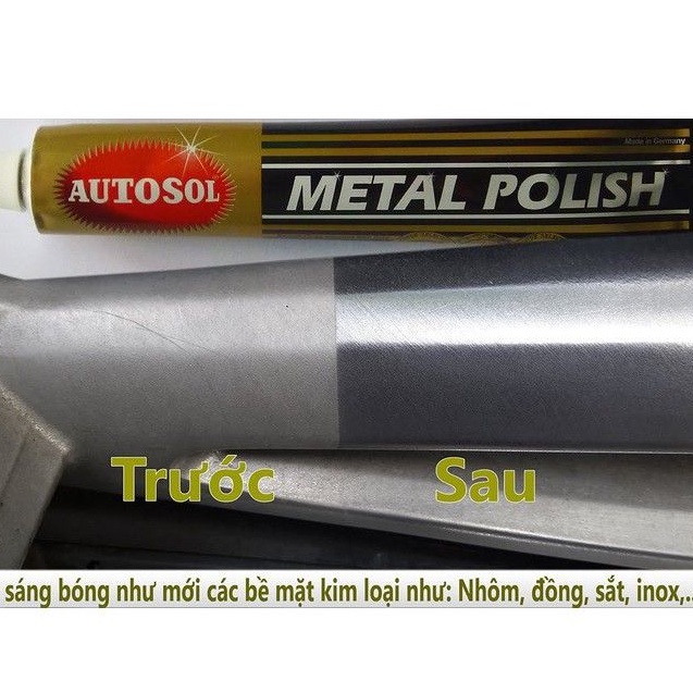 Kem đánh bóng kim loại Autosol Metal Polish típ lớn 75ml