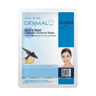 Mặt Nạ Dưỡng Da Tinh Chất Tổ Yến Dermal Bird's Nest Collagen Essence Mask 23g