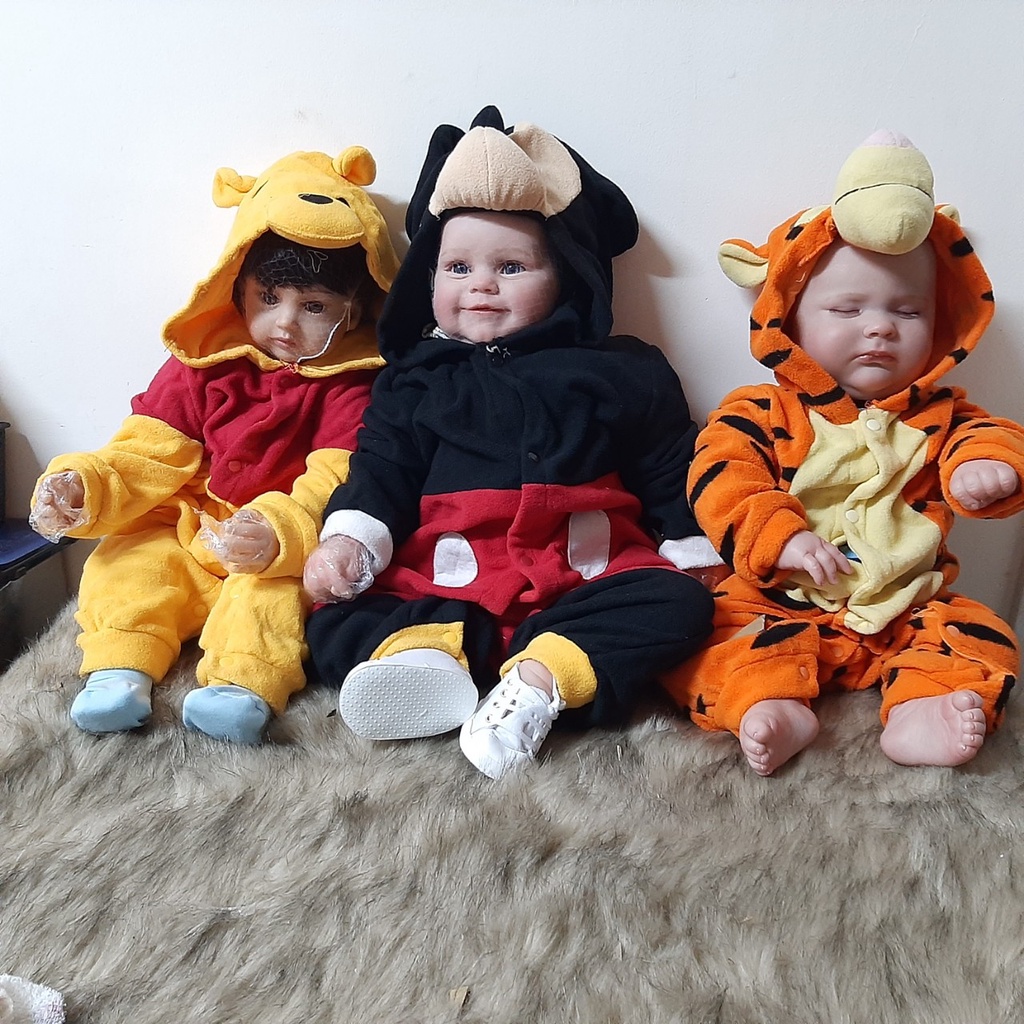 Quần Áo Búp Bê,  em bé Tổng hợp Disney từ 60 cm, 70 cm, 80 cm, 90 cm  Cân nặng 11 kg