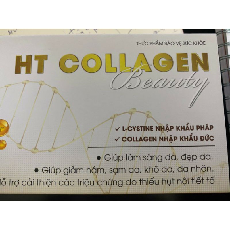 Viên bổ sung colagen HT Colagen da trắng sáng mịn màng