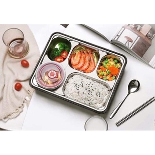 Khay cơm inox 5 ngăn giữ nhiệt