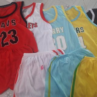 Combo 5 Bộ thun cotton sát nách cho bé trai( 6-10kg)