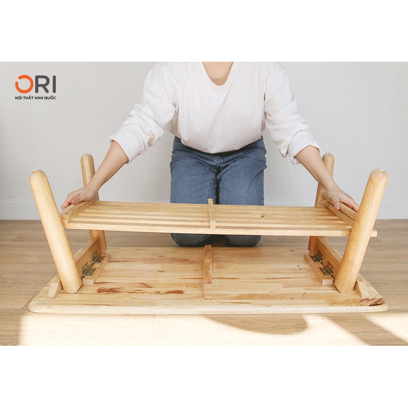 Bàn Trà / Sofa Chân Gấp Tiện Lợi Phong Cách Hàn Quốc - A TABLE SIZE 110CM - ORI NỘI THÁT HÀN QUỐC