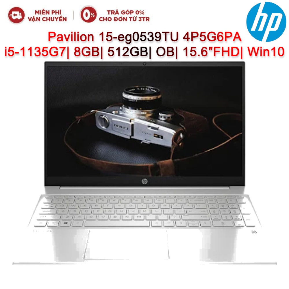 [Mã ELHP15 giảm 10% đơn 15TR] Laptop HP Pavilion 15-eg0539TU 4P5G6PA i5-1135G7| 8GB| 512GB| OB| 15.6″FHD| Win10 (Bạc)